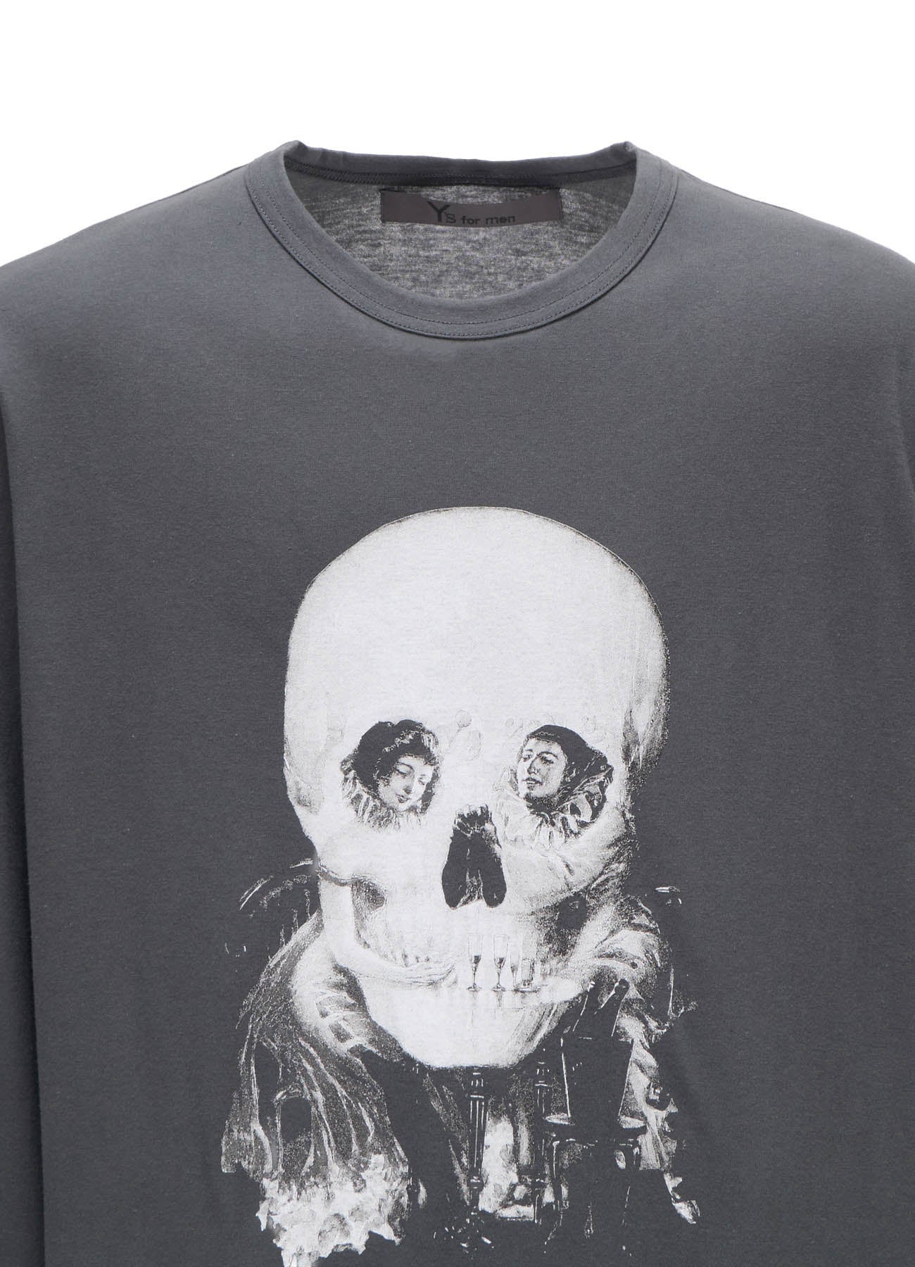 SKULL PRINT LONG SLEEVE T-SHIRT