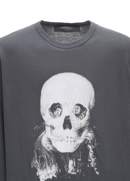 SKULL PRINT LONG SLEEVE T-SHIRT