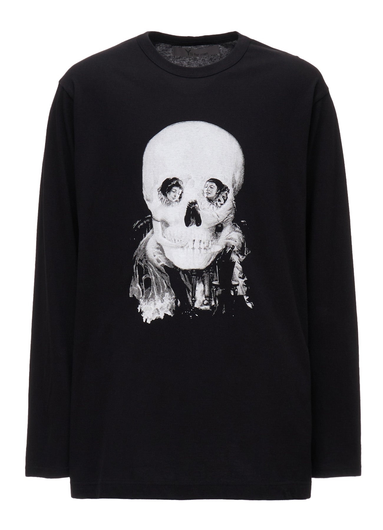 SKULL PRINT LONG SLEEVE T-SHIRT