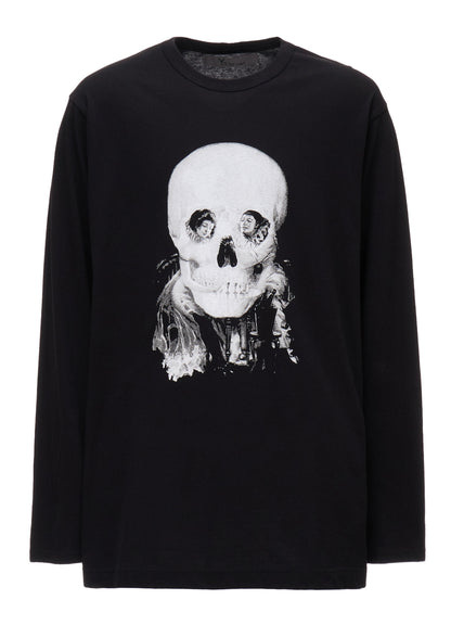 SKULL PRINT LONG SLEEVE T-SHIRT