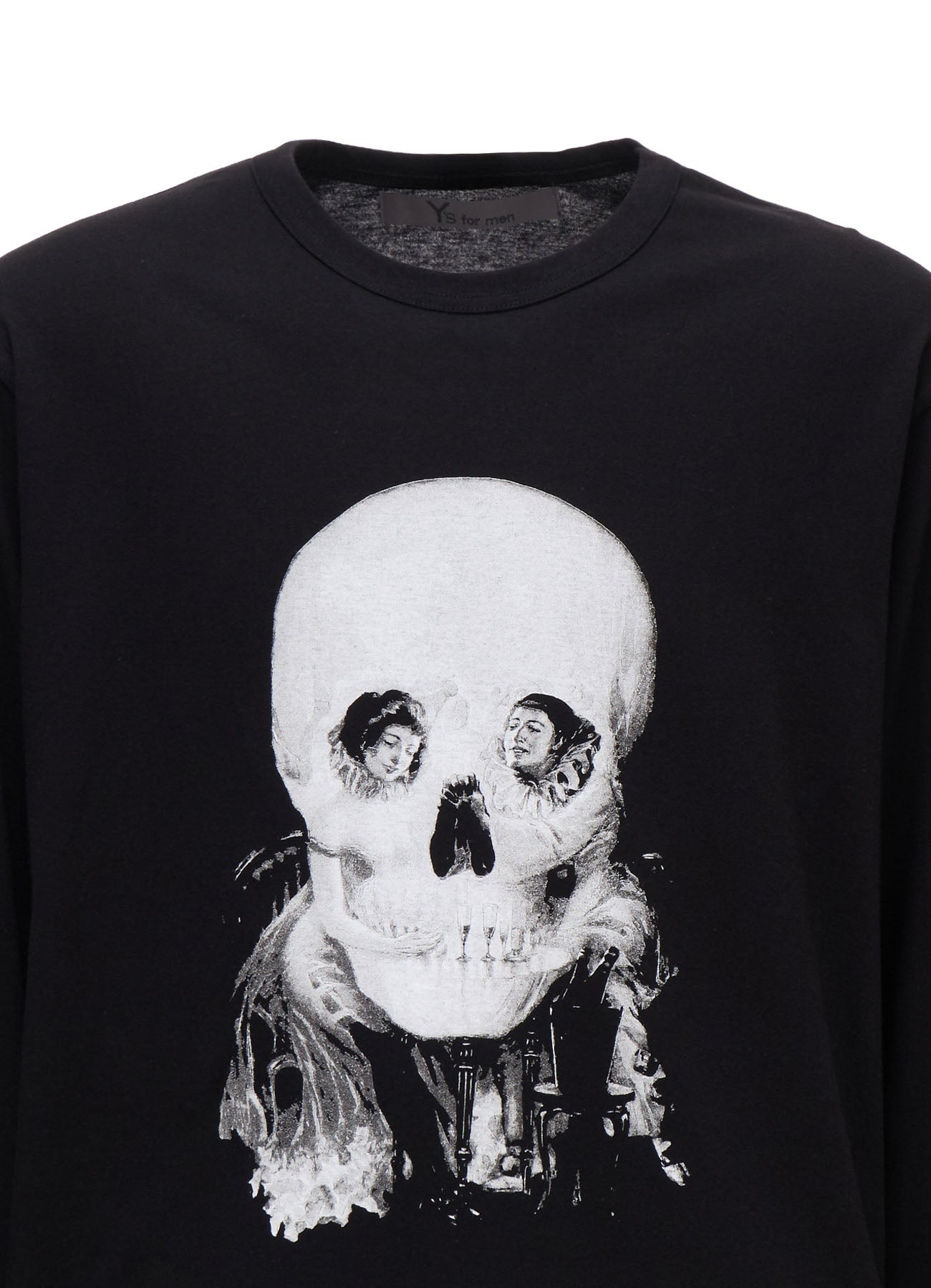 SKULL PRINT LONG SLEEVE T-SHIRT