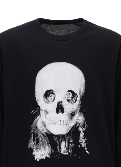 SKULL PRINT LONG SLEEVE T-SHIRT