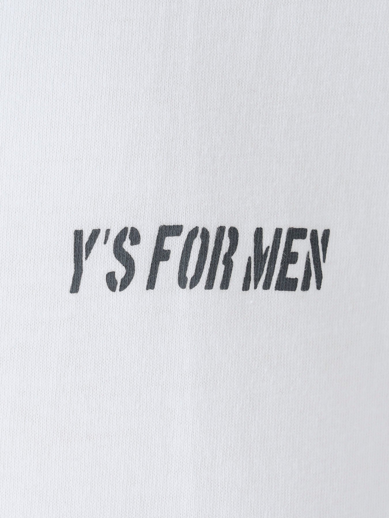 Y's for men LOGO PRINT SHORT SLEEVE T-SHIRT