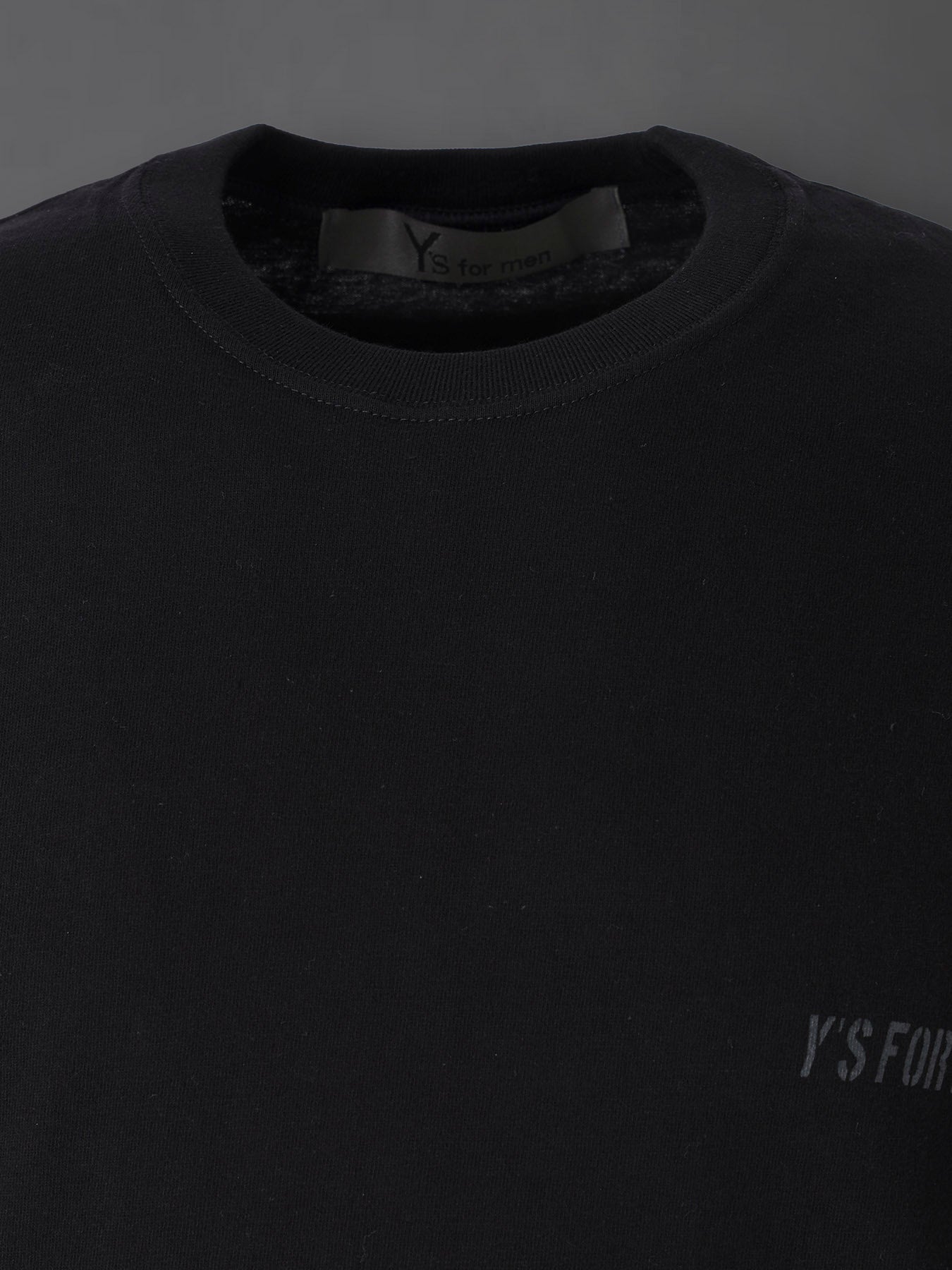 Y's for men LOGO PRINT SHORT SLEEVE T-SHIRT