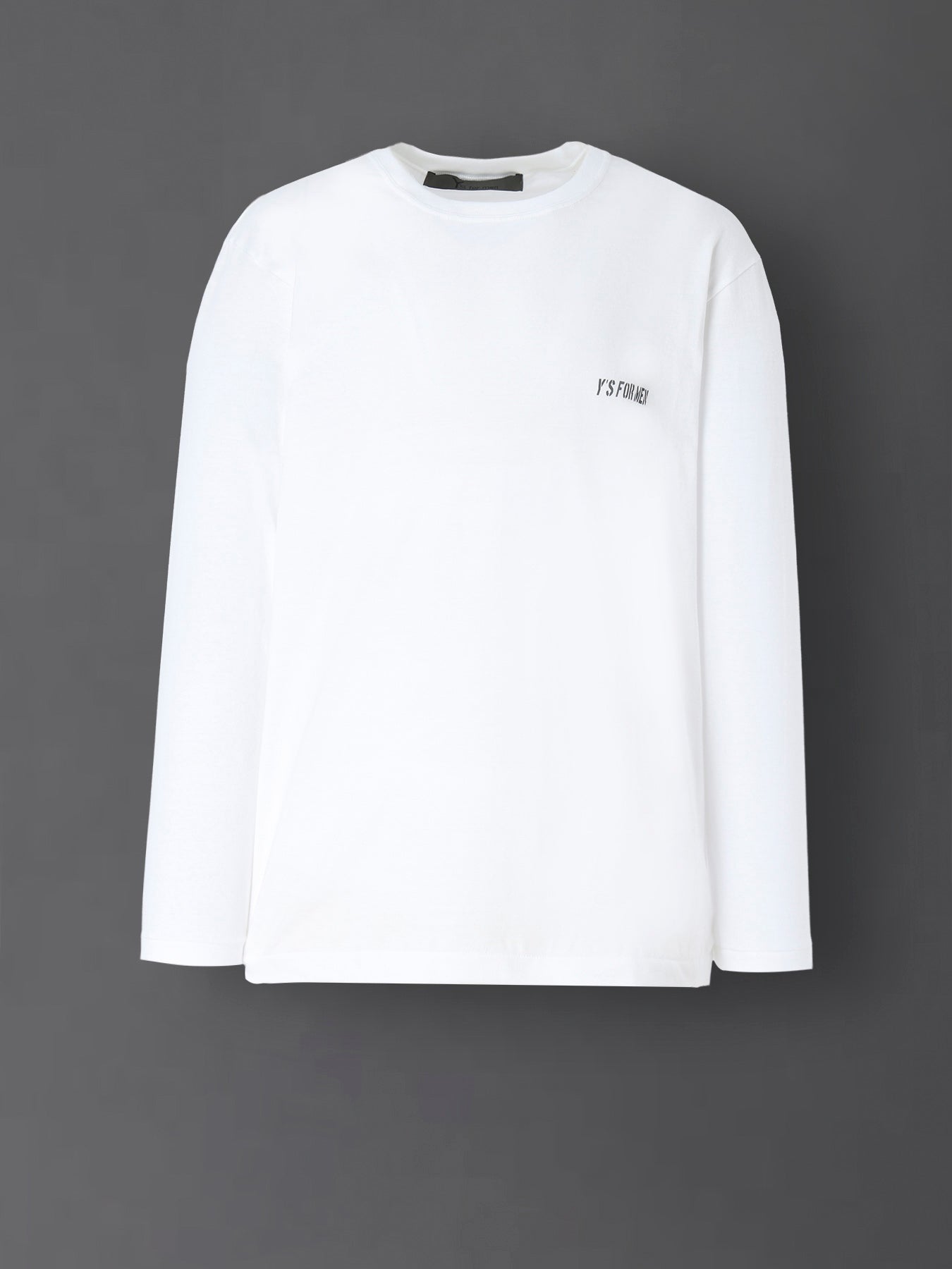 トップス tean Y's for men LOGO PRINT LONG SLEEVE T-SHIRT – THE SHOP YOHJI YAMAMOTO