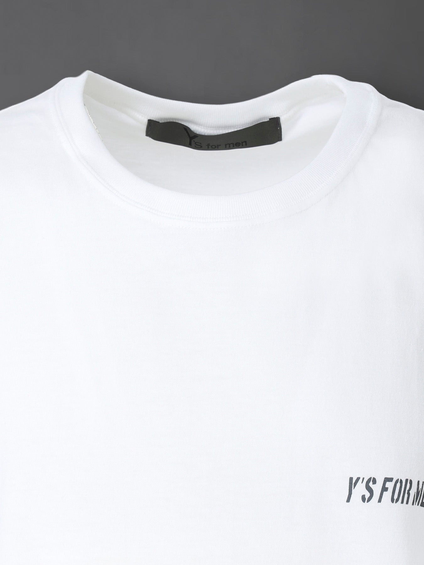 Y's for men LOGO PRINT LONG SLEEVE T-SHIRT