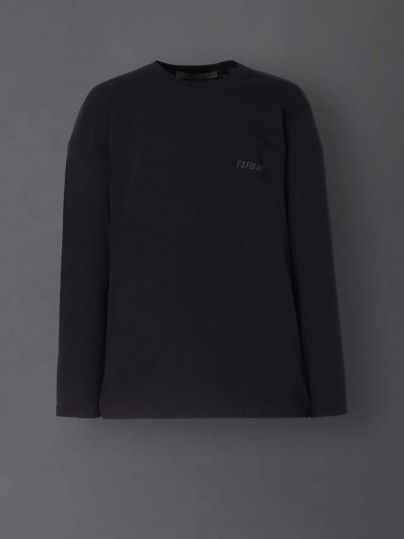 Y's for men LOGO PRINT LONG SLEEVE T-SHIRT – THE SHOP YOHJI YAMAMOTO