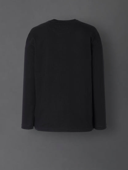 Y's for men LOGO PRINT LONG SLEEVE T-SHIRT