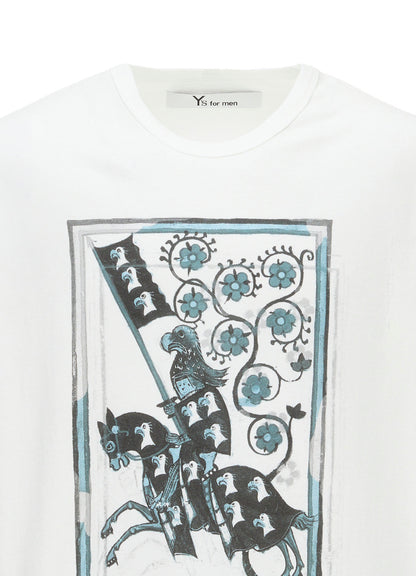 【EXCLUSIVE】KNIGHT PRINT SHORT SLEEVE T-SHIRT