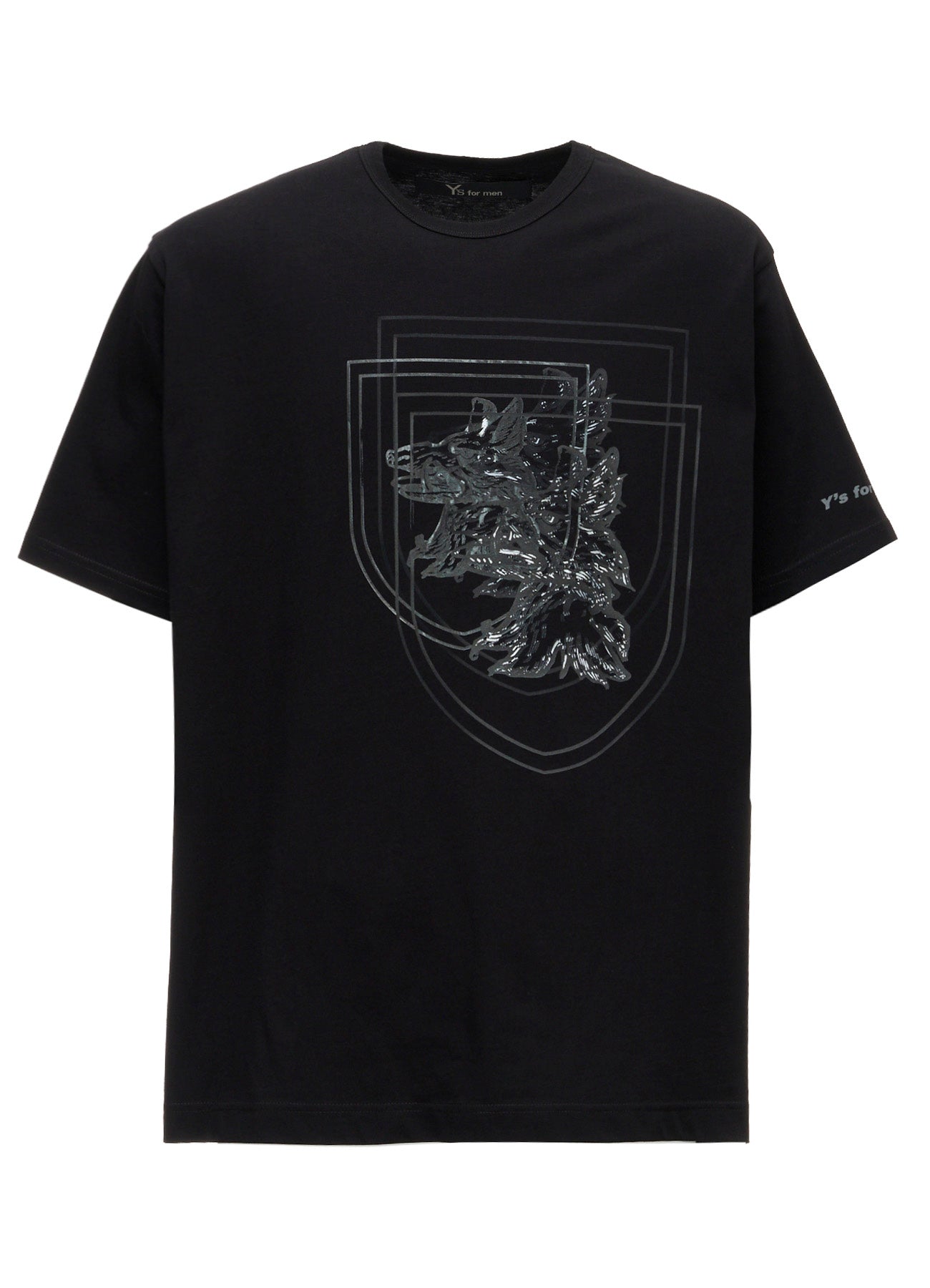 EXCLUSIVE】WOLF PRINT SHORT SLEEVE T-SHIRT – THE SHOP YOHJI YAMAMOTO