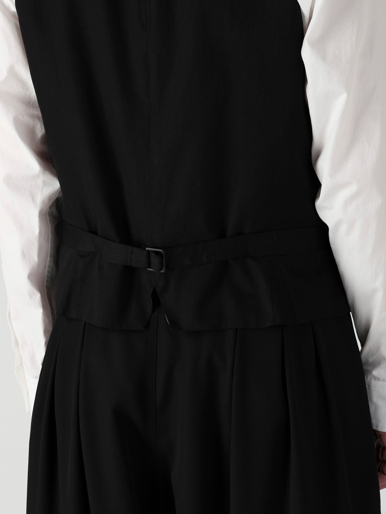 WOOL GABARDINE FRONT ZIP VEST – THE SHOP YOHJI YAMAMOTO