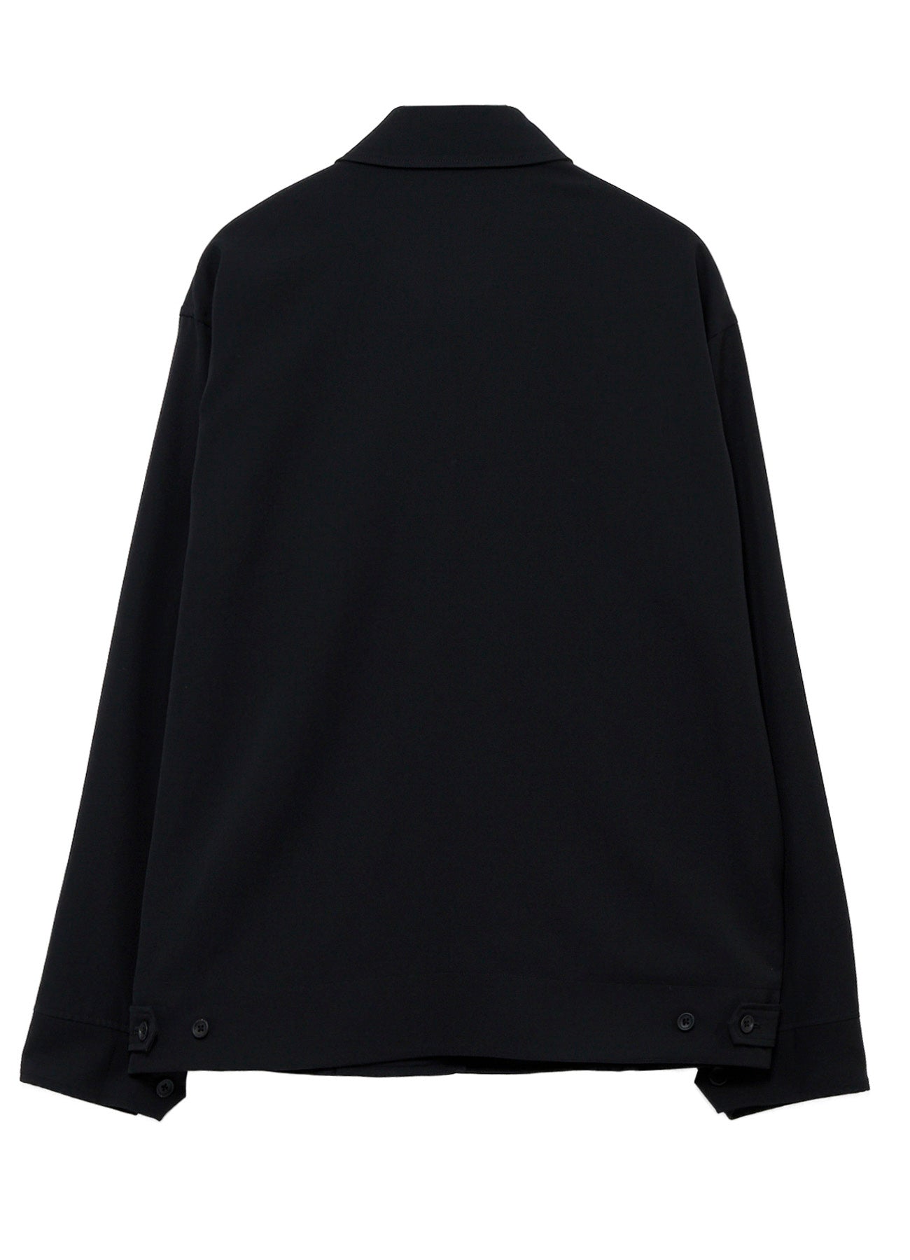WOOL GABARDINE SHIRT COLLAR BLOUSON