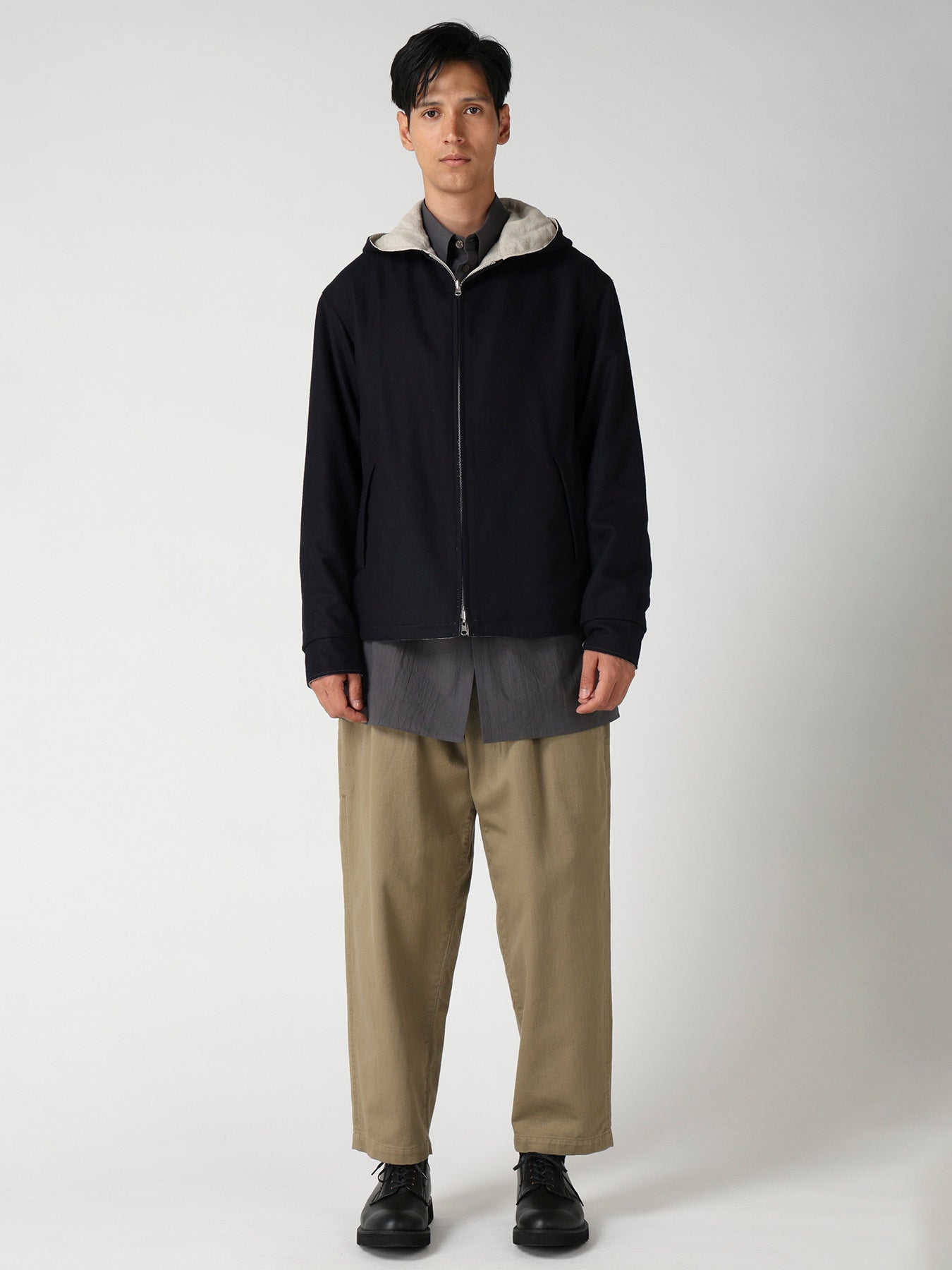 2-WAY HOODED BLOUSON – THE SHOP YOHJI YAMAMOTO