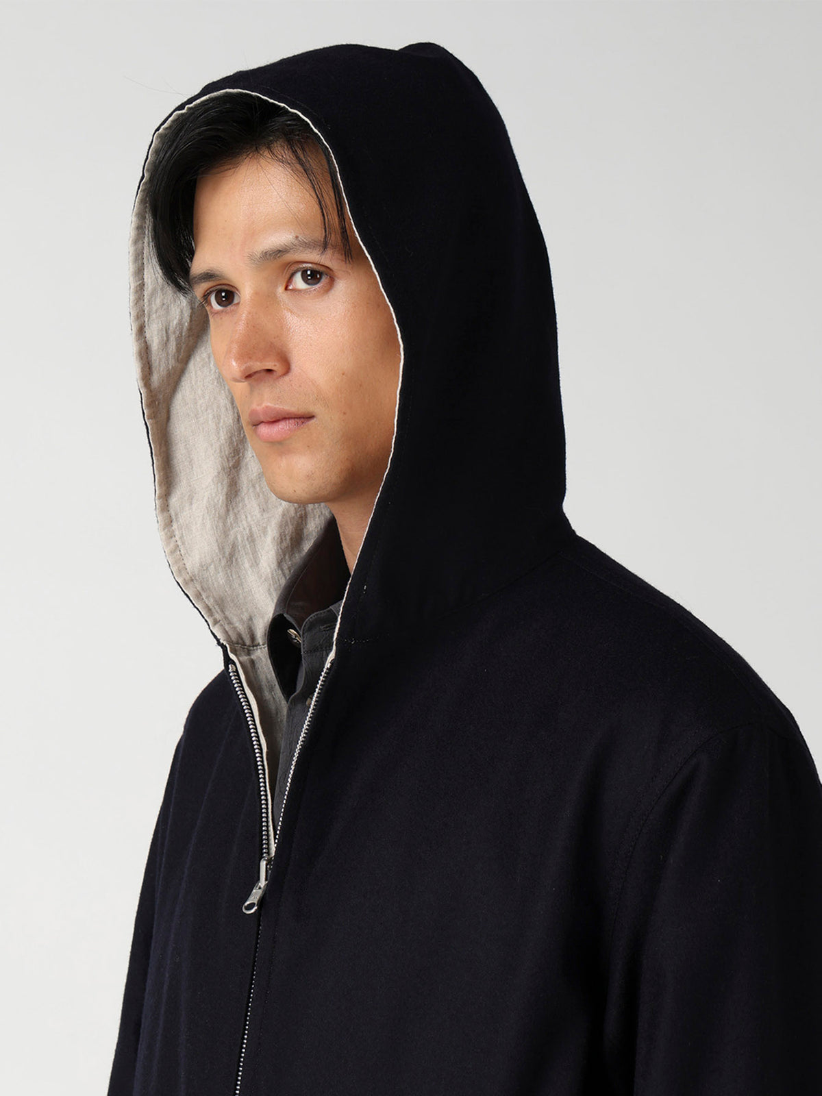 2-WAY HOODED BLOUSON