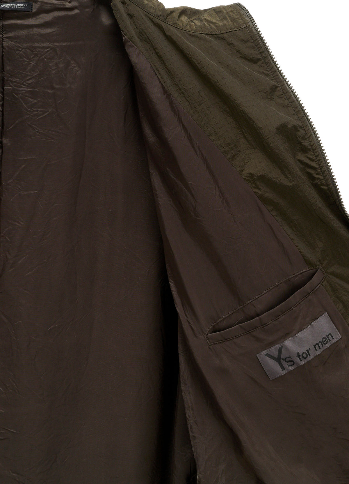BRIM-DETAIL HOODED BLOUSON