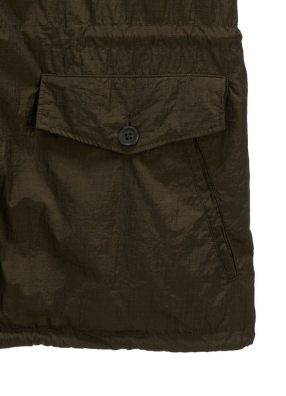 BRIM-DETAIL HOODED BLOUSON