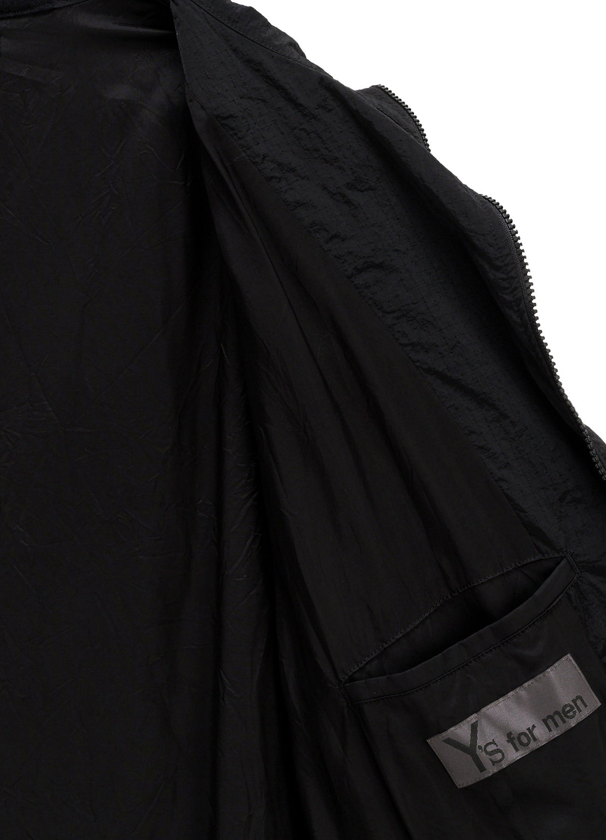 BRIM-DETAIL HOODED BLOUSON