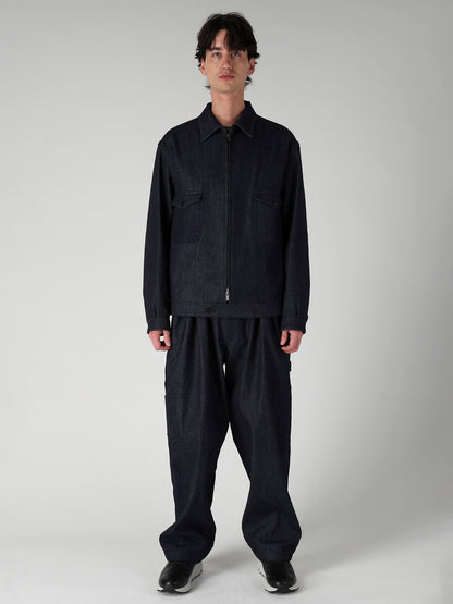 CHEST-POCKET DENIM BLOUSON