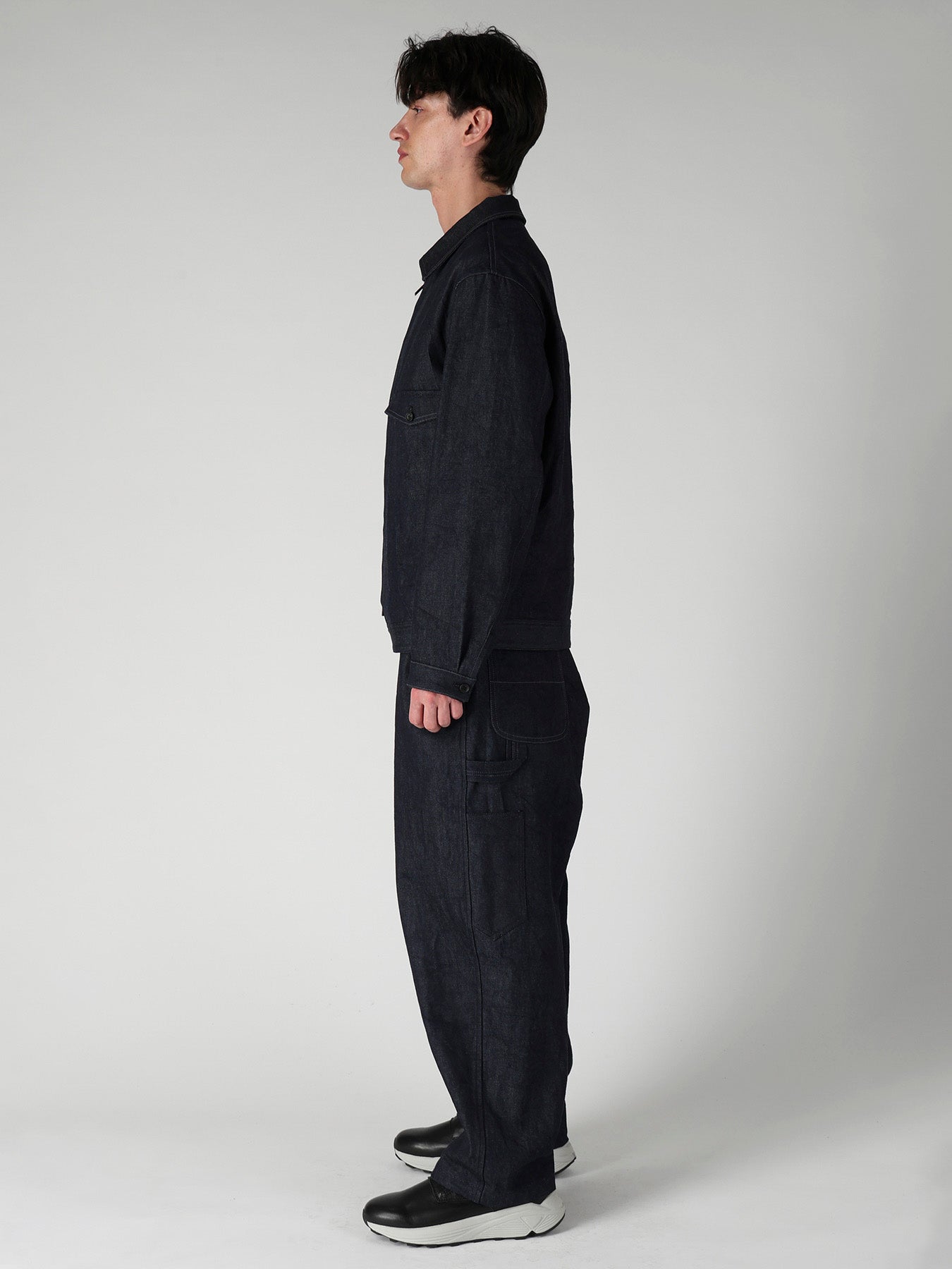 CHEST-POCKET DENIM BLOUSON