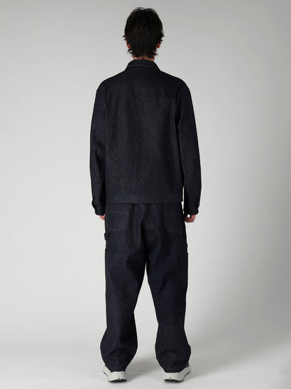 CHEST-POCKET DENIM BLOUSON