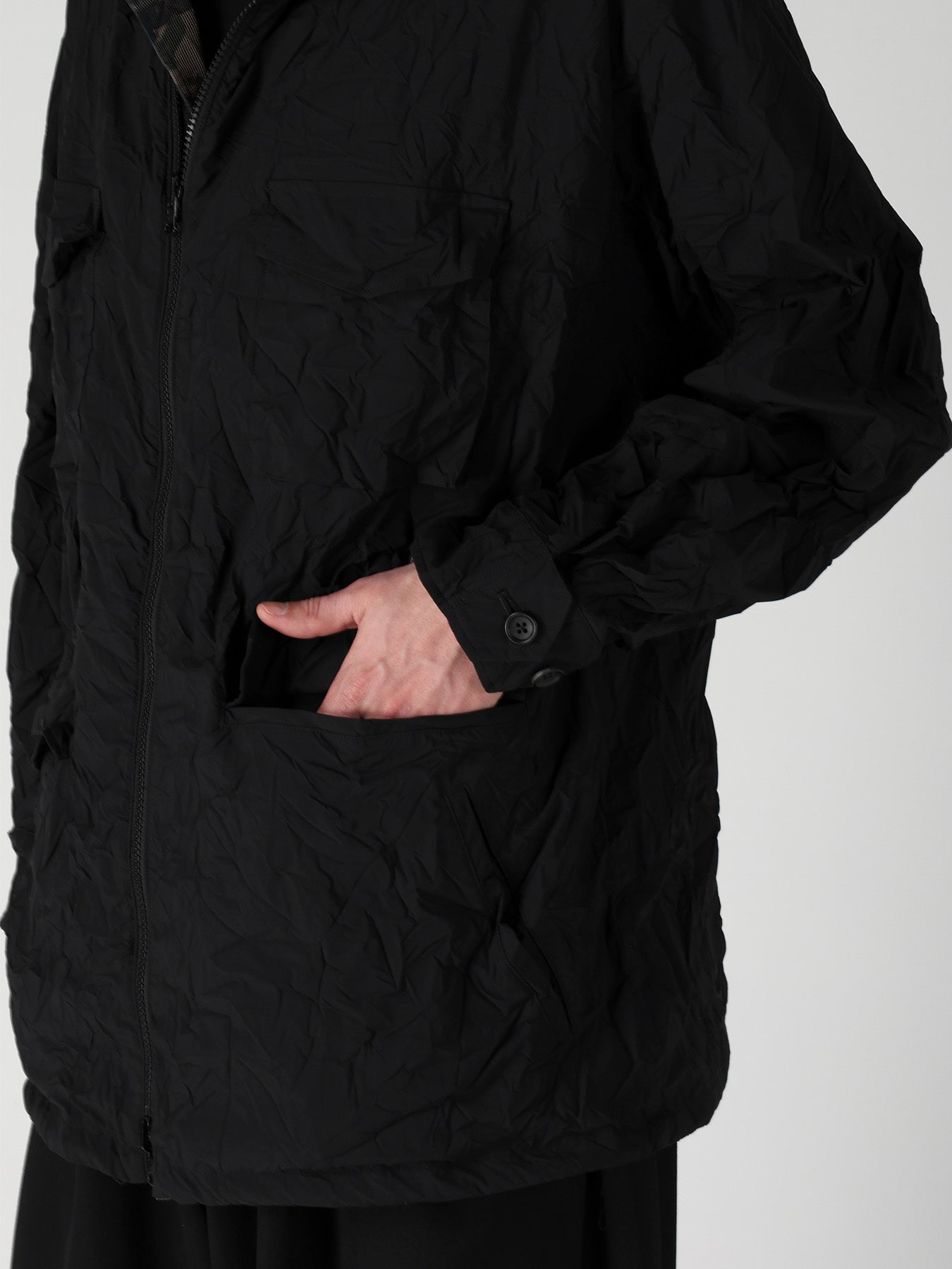REVERSIBLE POCKET BLOUSON