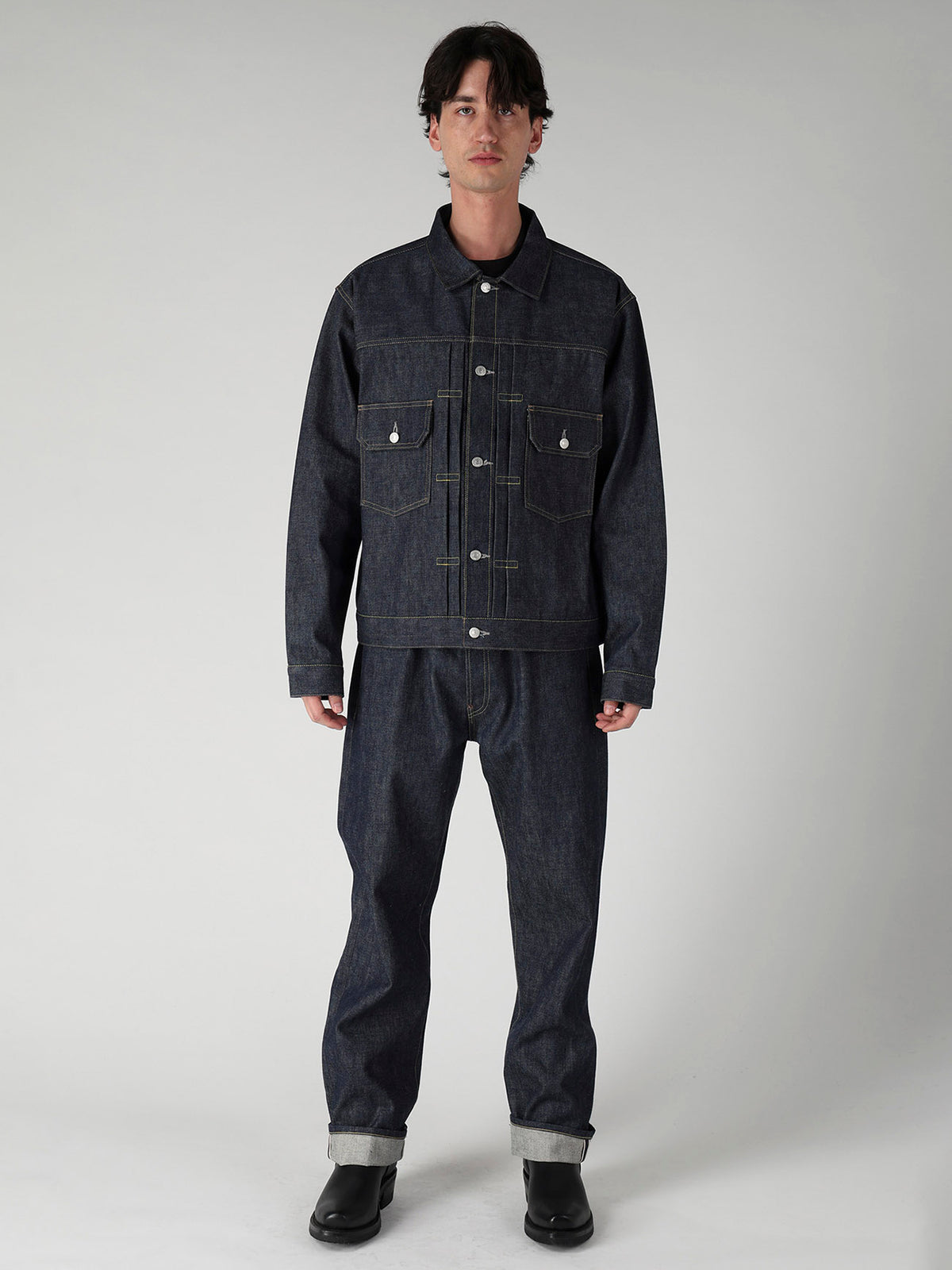 【Y's for men × MASSES】DENIM JACKET RIGID INDIGO