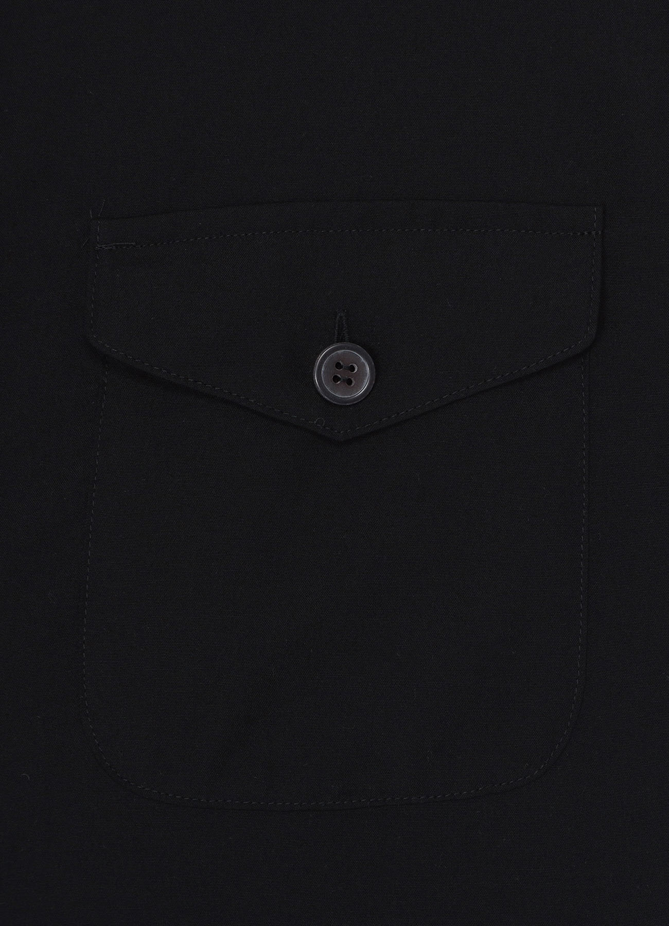 BLACK TENCEL POPLIN SAFARI SHIRT