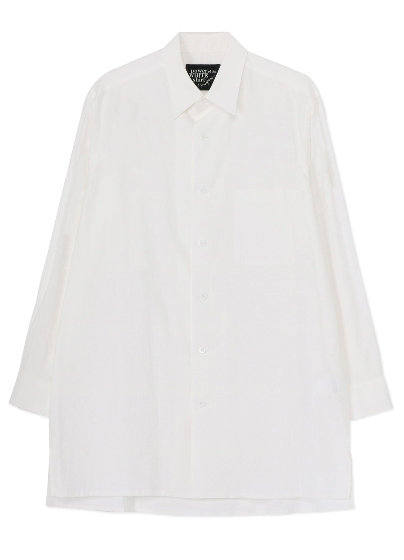 COTTON TWILL CLASSIC BIG SHIRT