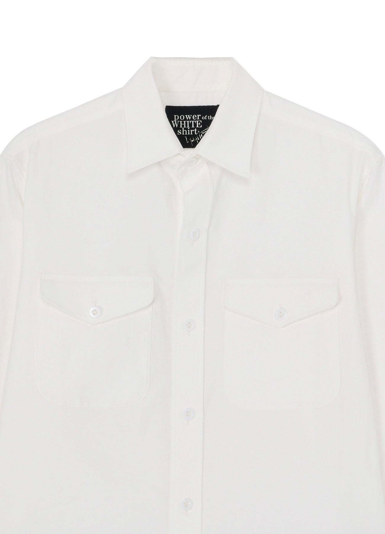 COTTON TWILL DOUBLE POCKETS SHIRT