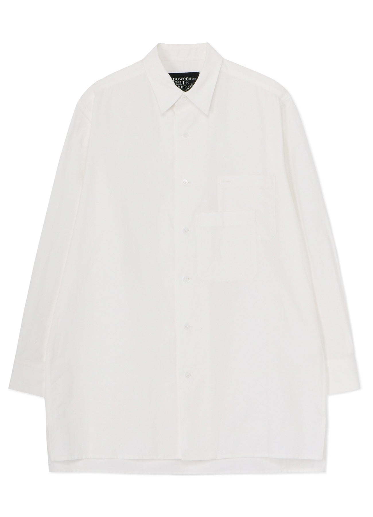 COTTON TWILL DOUBLE LAYERED SHIRT