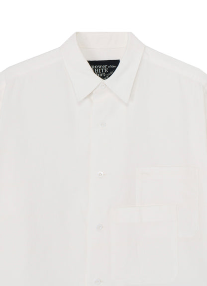 COTTON TWILL DOUBLE LAYERED SHIRT