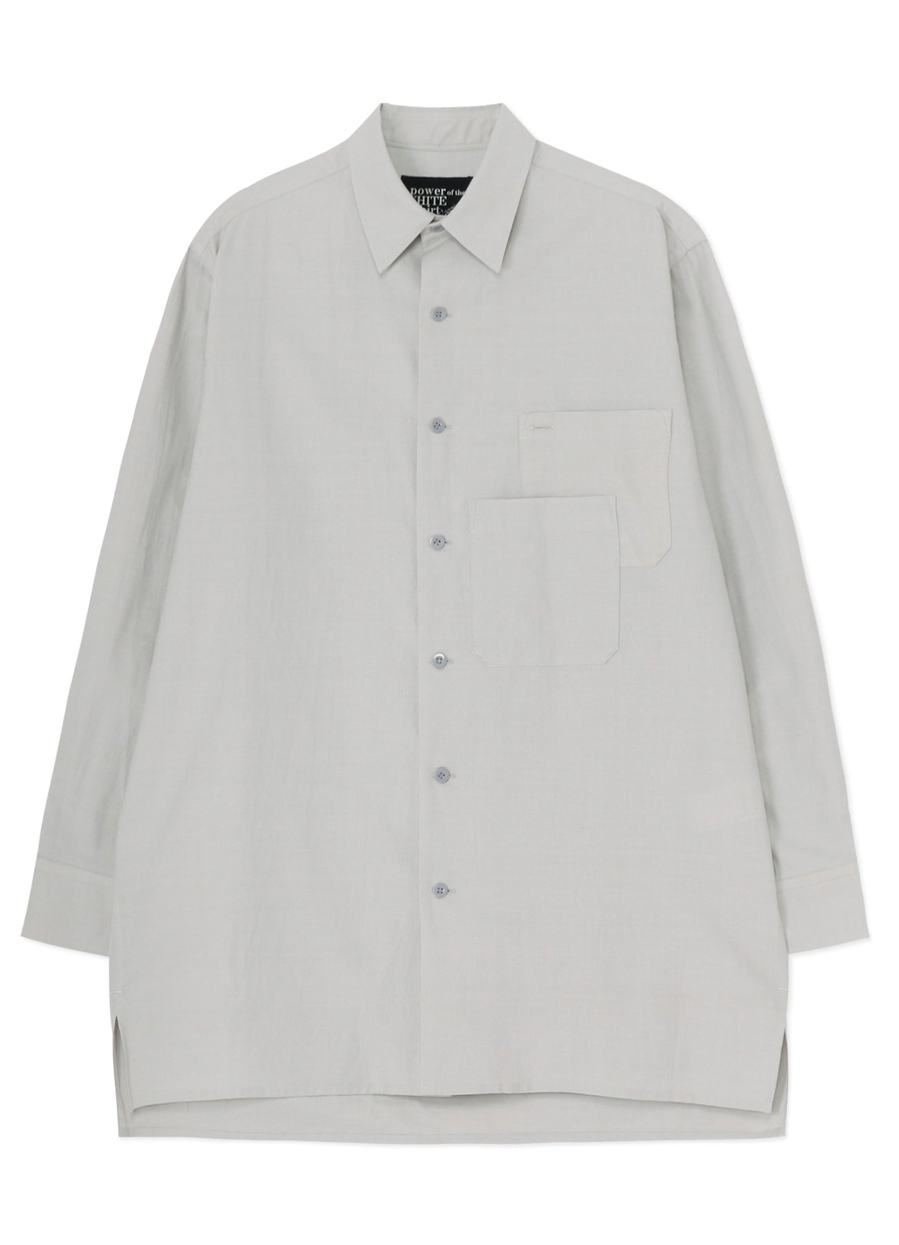 COTTON TWILL DOUBLE LAYERED SHIRT