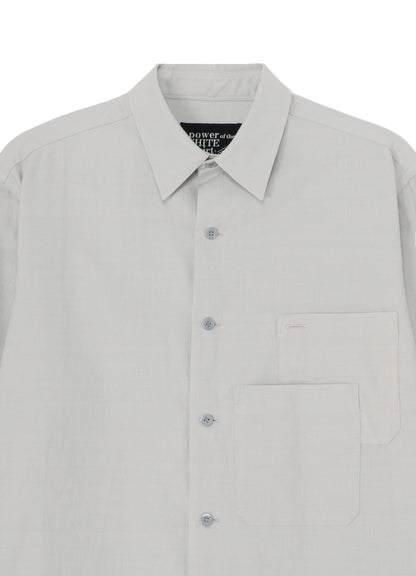 COTTON TWILL DOUBLE LAYERED SHIRT