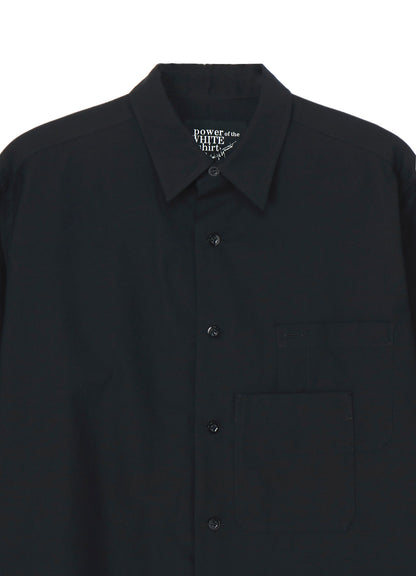 COTTON TWILL DOUBLE LAYERED SHIRT