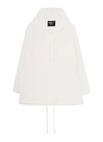 TA TUXEDO/WHITE FOODED BLOUSE