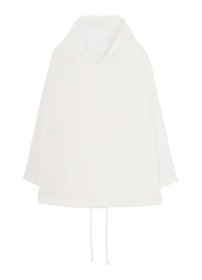 TA TUXEDO/WHITE FOODED BLOUSE