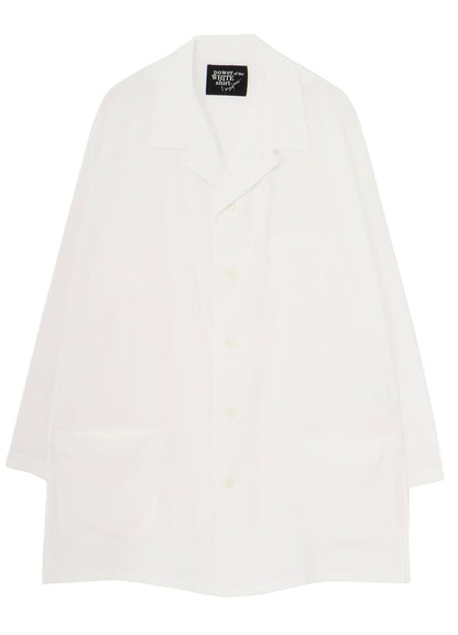 TA TUXEDO/WHITE OPEN COLLAR BLOUSE