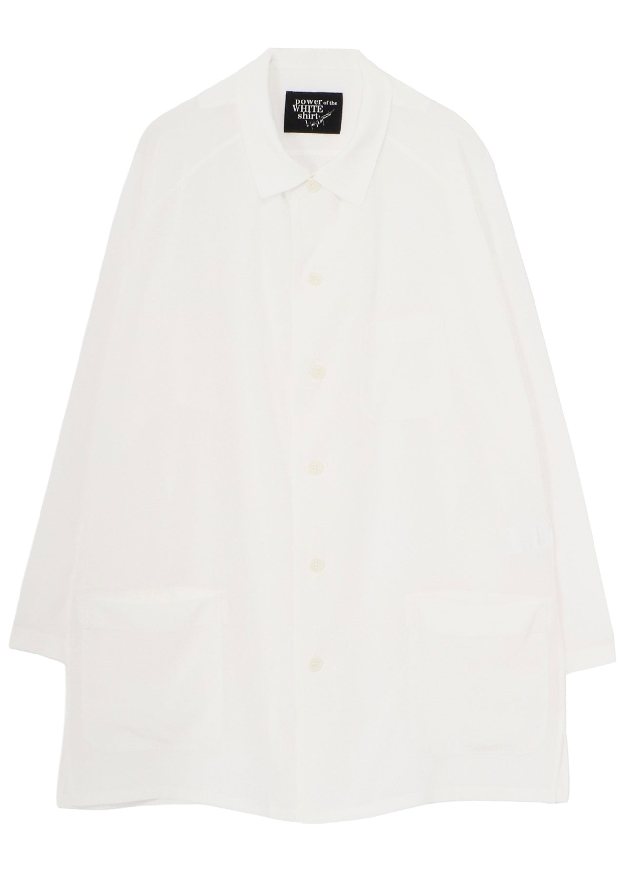 TA TUXEDO/WHITE OPEN COLLAR BLOUSE – THE SHOP YOHJI YAMAMOTO