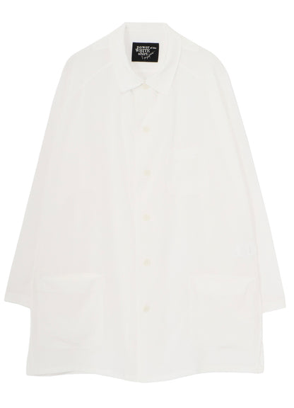 TA TUXEDO/WHITE OPEN COLLAR BLOUSE
