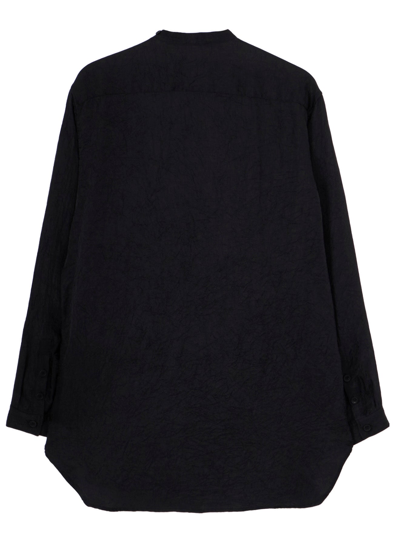 TRIACETATE  TWILL STAND COLLAR BLOUSE
