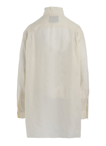 P・CUPRO LONG SLV MANY BUTTONS SHIRT