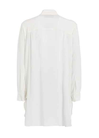 TA/PE CREPE DE CHINE FRILL SHIRT