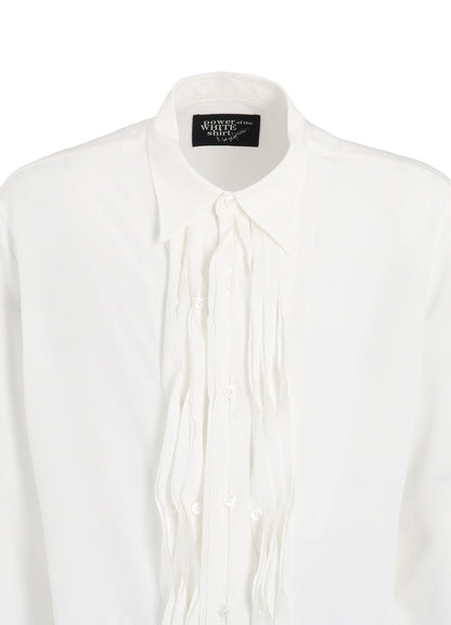 TA/PE CREPE DE CHINE FRILL SHIRT