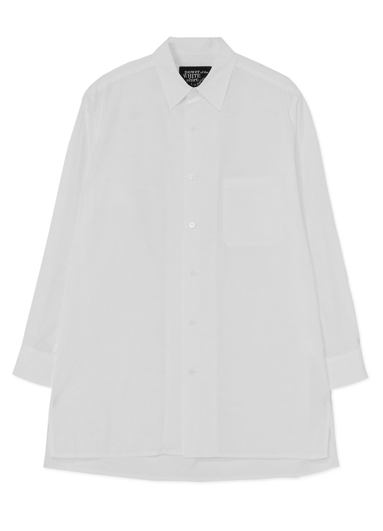 100/2 COTTON BROADCLOTH CLASSIC OVERSIZED SHIRT