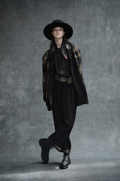 HIDDEN YELLOW INKGLEN FOLDOVER SUSPENDER PANTS