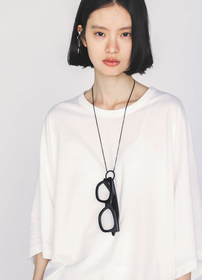 BRASS GLASSES HOLDER NECKLACE