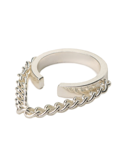 BRASS CHAIN EAR CUFF CHAIN RING