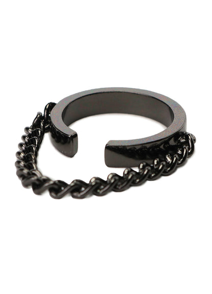 BRASS CHAIN EAR CUFF CHAIN RING