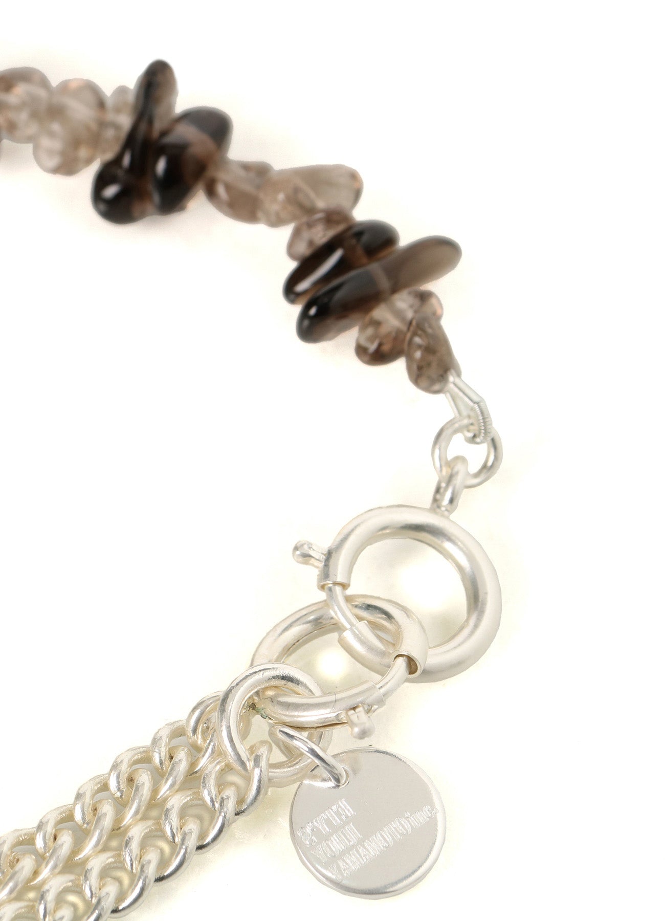 SMOKY QUARTZ  BEADS NECKLACE