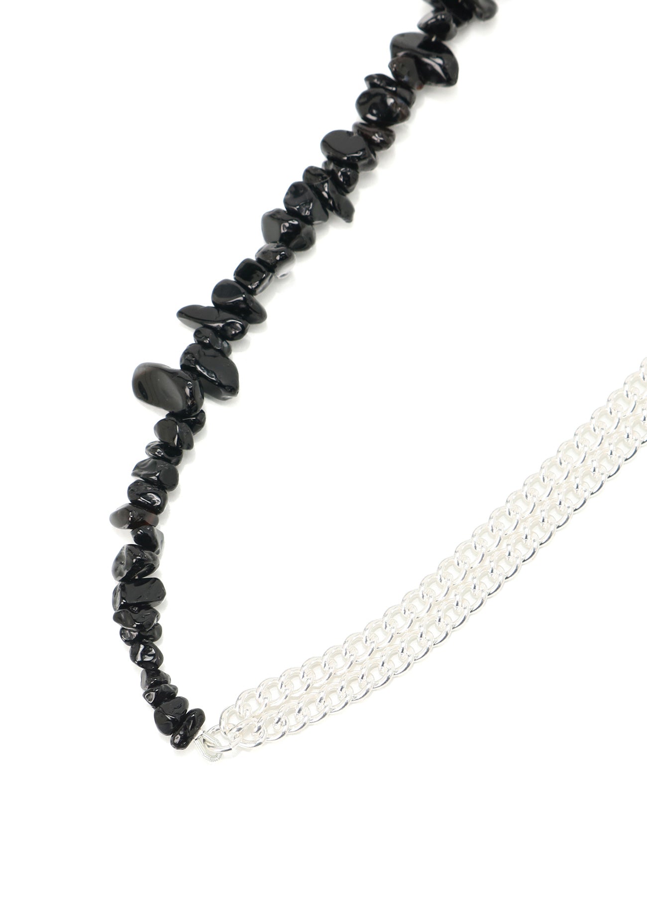 BLACK ONYX BEADS NECKLACE